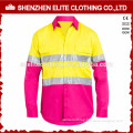 Safety Workwear Reflective Pink Yellow Womens Work Uniform
